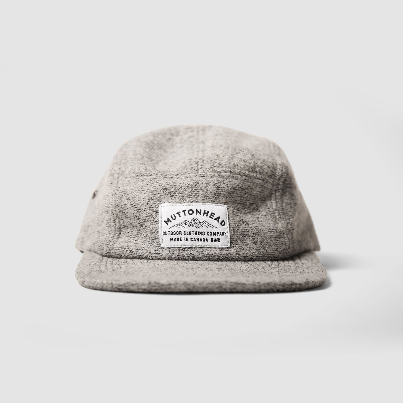 5 Panel - Charcoal Marl Wool