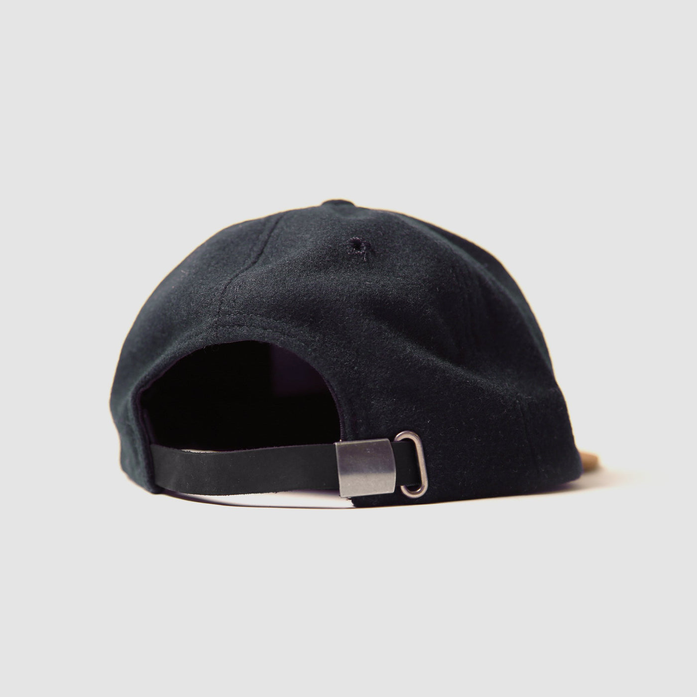 6 Panel - Navy Wool/Rust Canvas