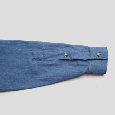 Long Sleeve Button Down - Denim (New)