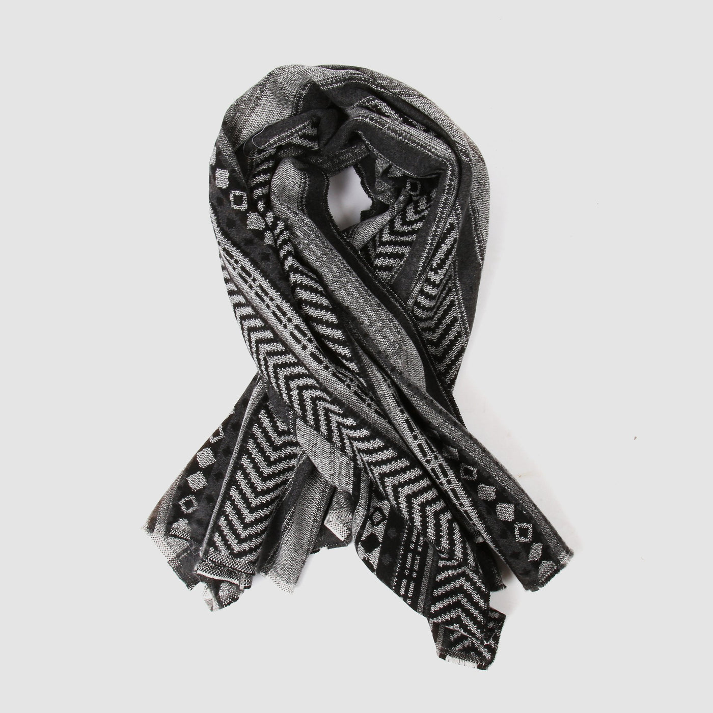 Saddle Scarf - Black & White