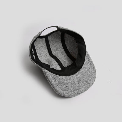 5 Panel - Charcoal Marl Wool