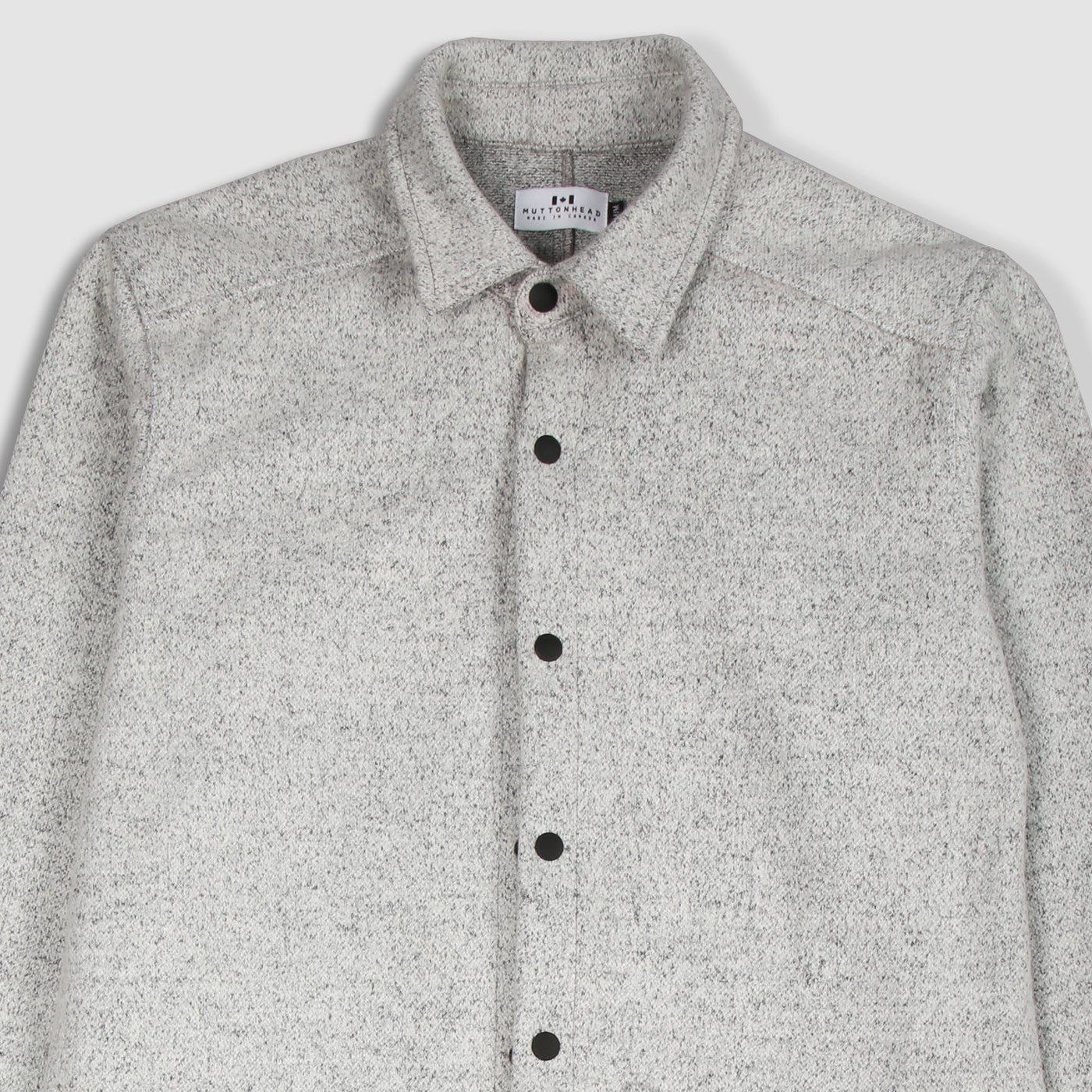 Wool Over Coat - Charcoal Marl