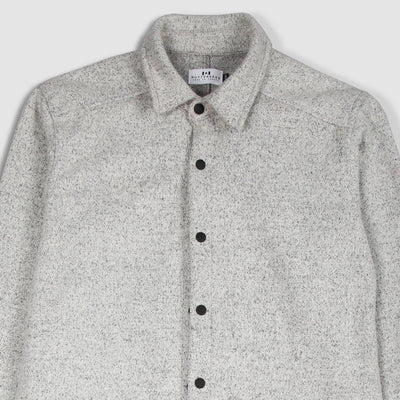 Wool Over Coat - Charcoal Marl