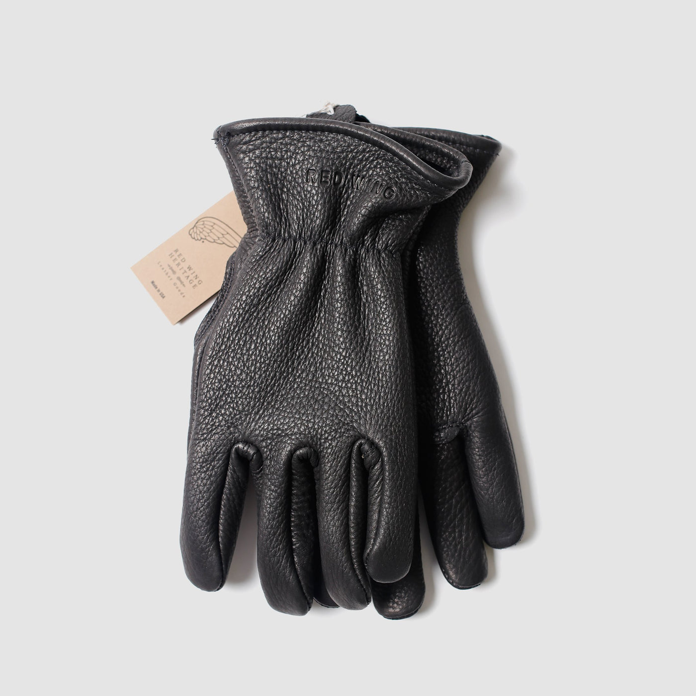 Red Wing - Black Buckskin Leather Glove - Lined