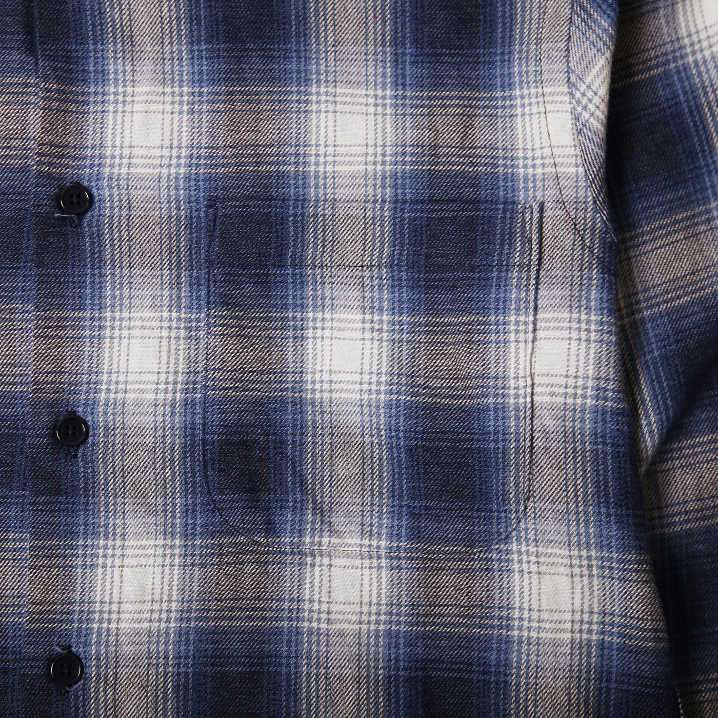 Regular Shirt - Ombre Flannel - Blue