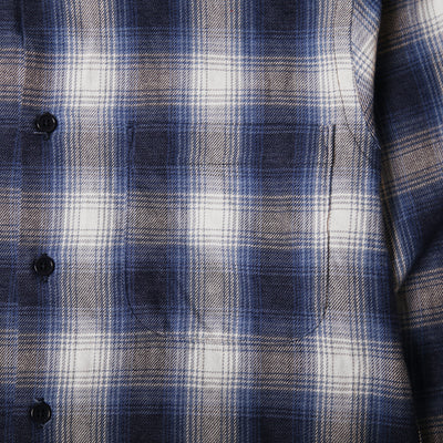 Regular Shirt - Ombre Flannel - Blue