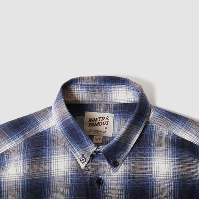 Regular Shirt - Ombre Flannel - Blue