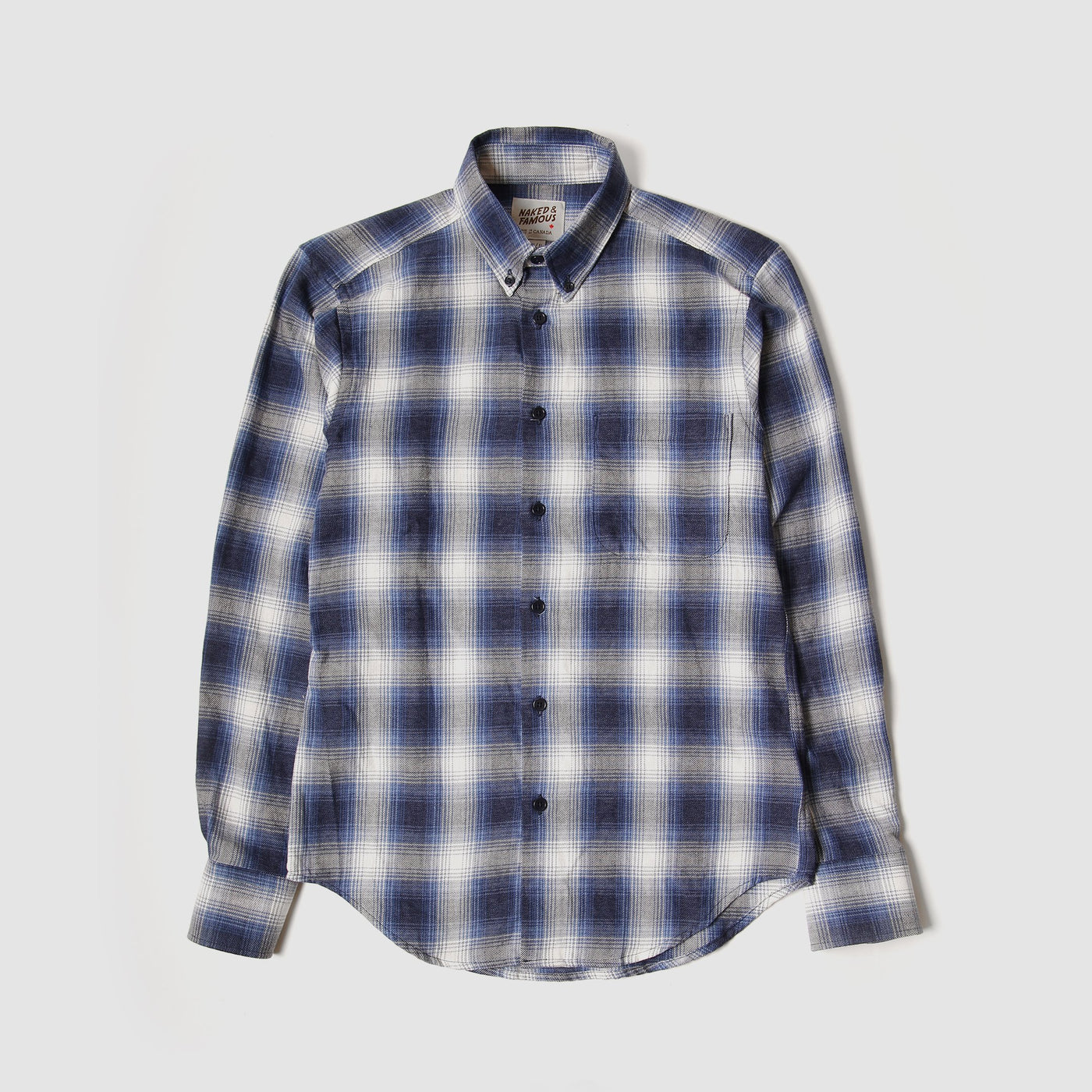 Regular Shirt - Ombre Flannel - Blue